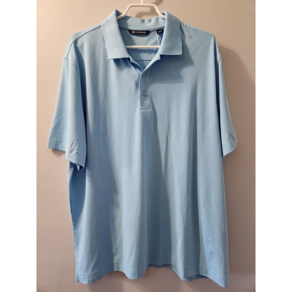 Cutter And Buck Polo XL New With Tag With Desjardins Logo On Sleeve - Picture 1 of 10